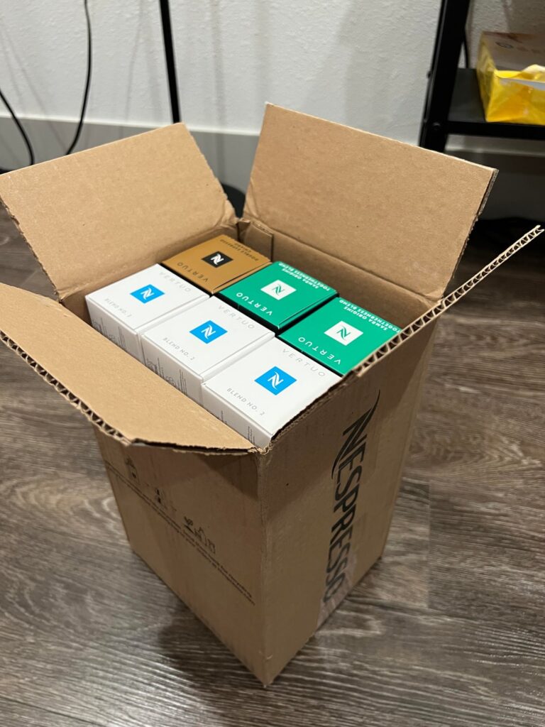 My 13th Nespresso Order (Online)