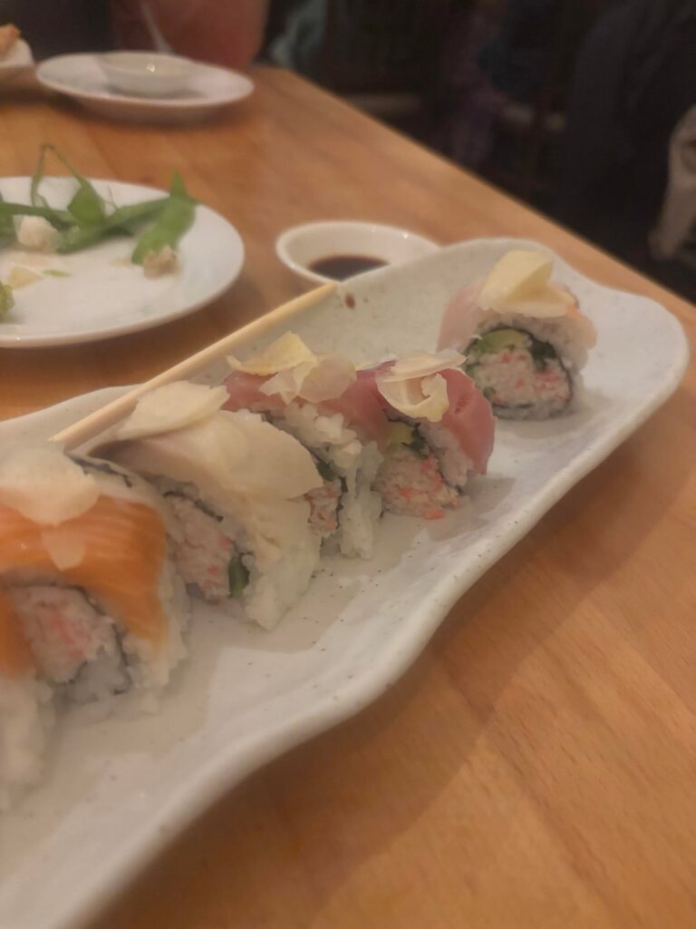 Calories in this rainbow roll?