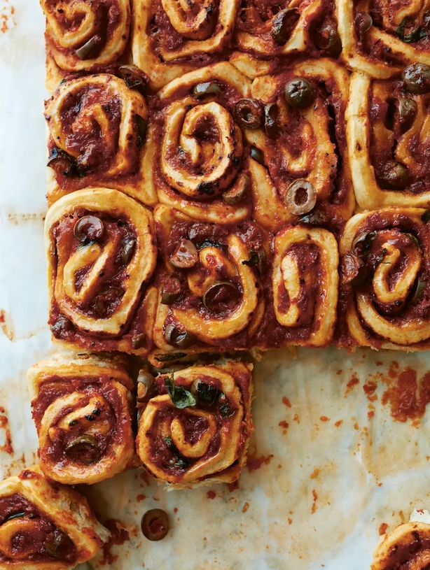 Pizza rolls from Giuseppe's Italian Bakes (Matt Russell/PA)