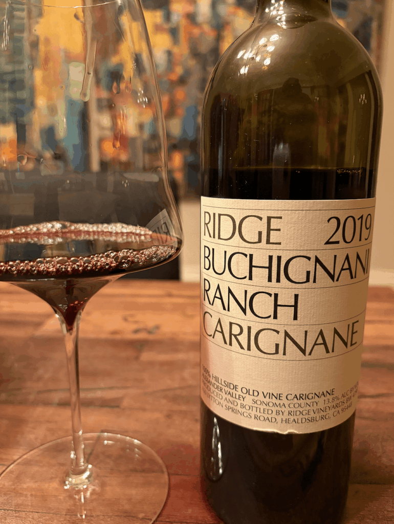 2019 Ridge Buchignani Carignane