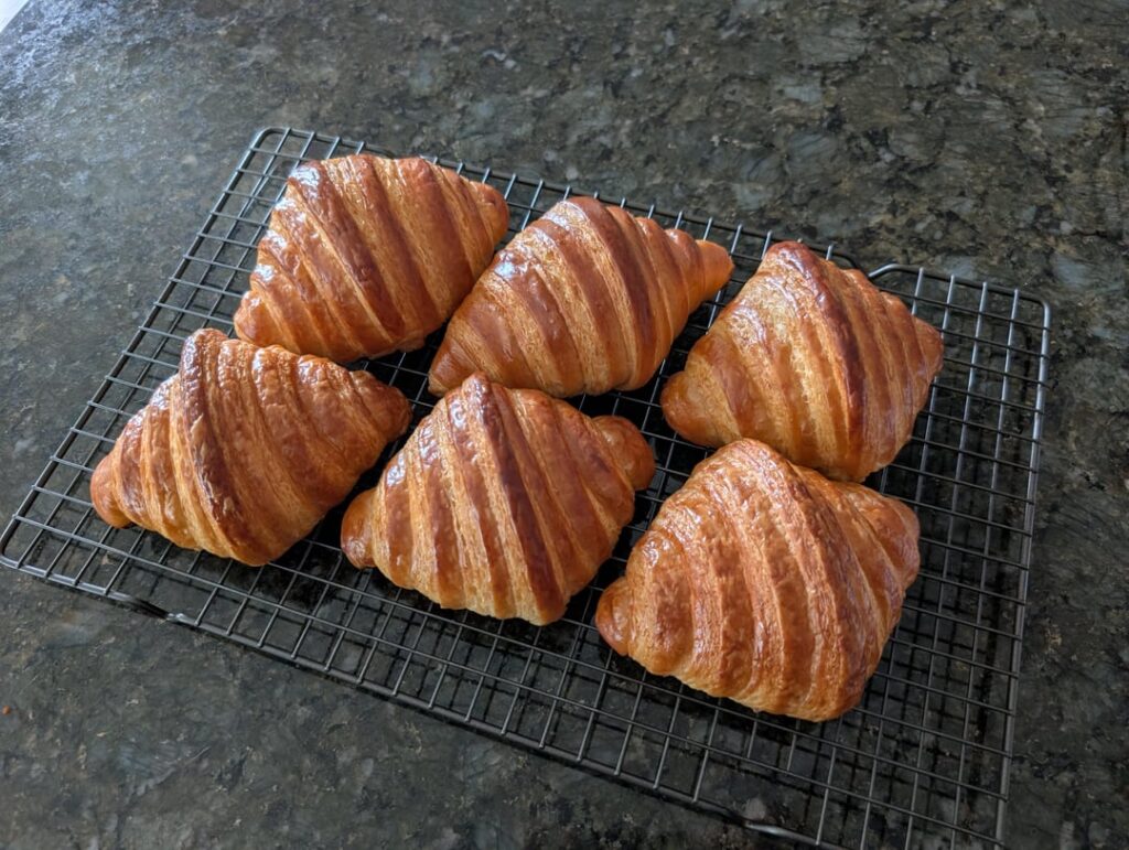 My Croissants After Three Months of Practice and Recipe Tweaks