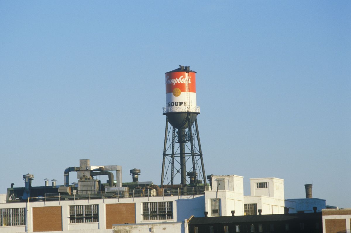 Campbell's Soup factory in Chicago, Illinois