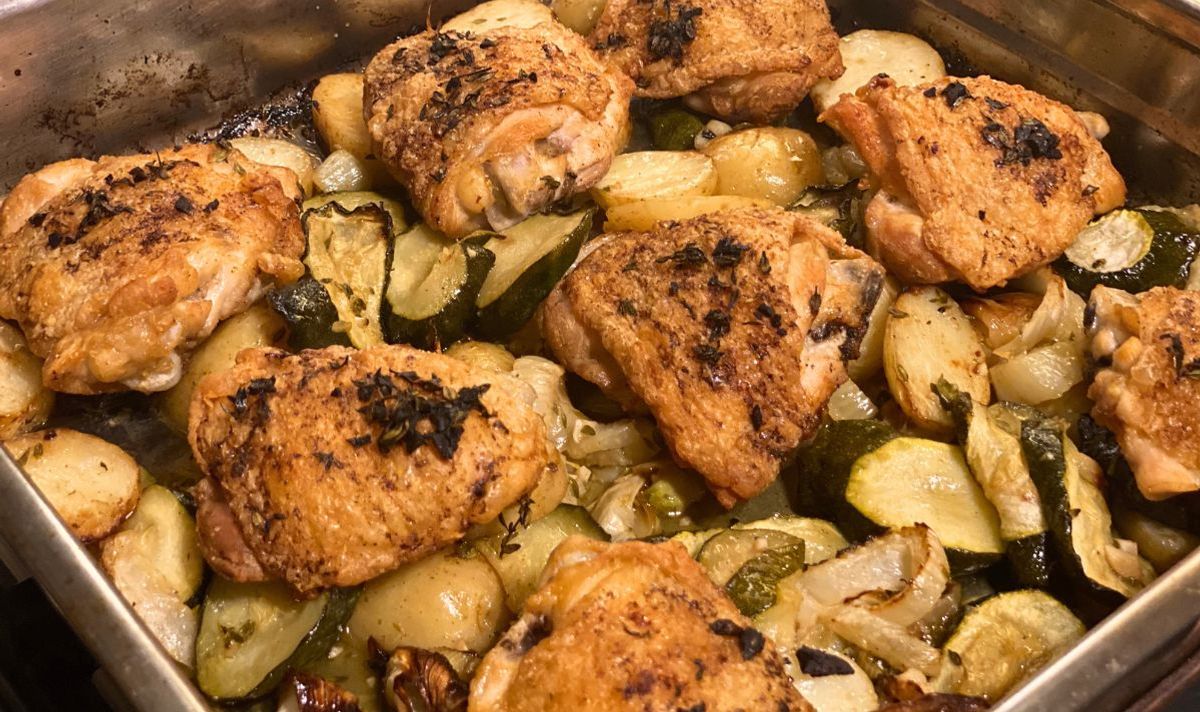 Rick Stein's chicken traybake 