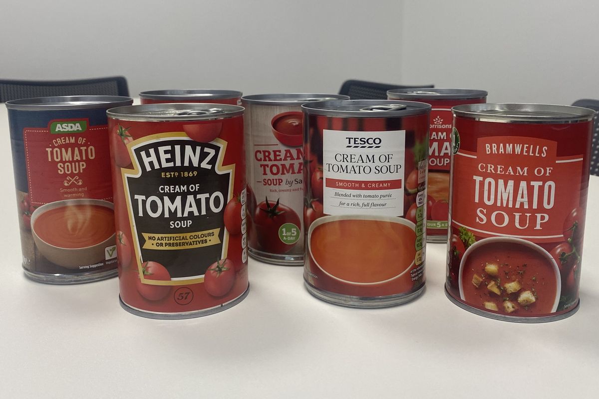 We tried tomato soup from Sainsbury's, Asda, Aldi, Morrisons, Lidl and Tesco