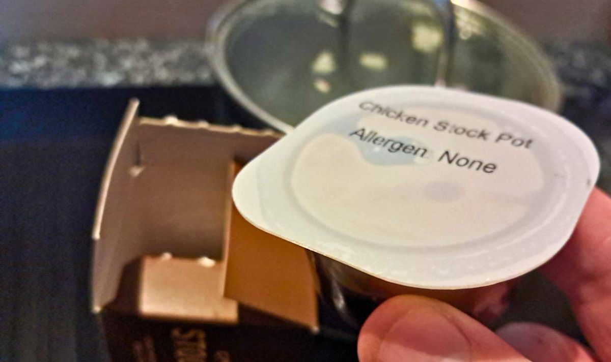 Picture of a chicken stock cube