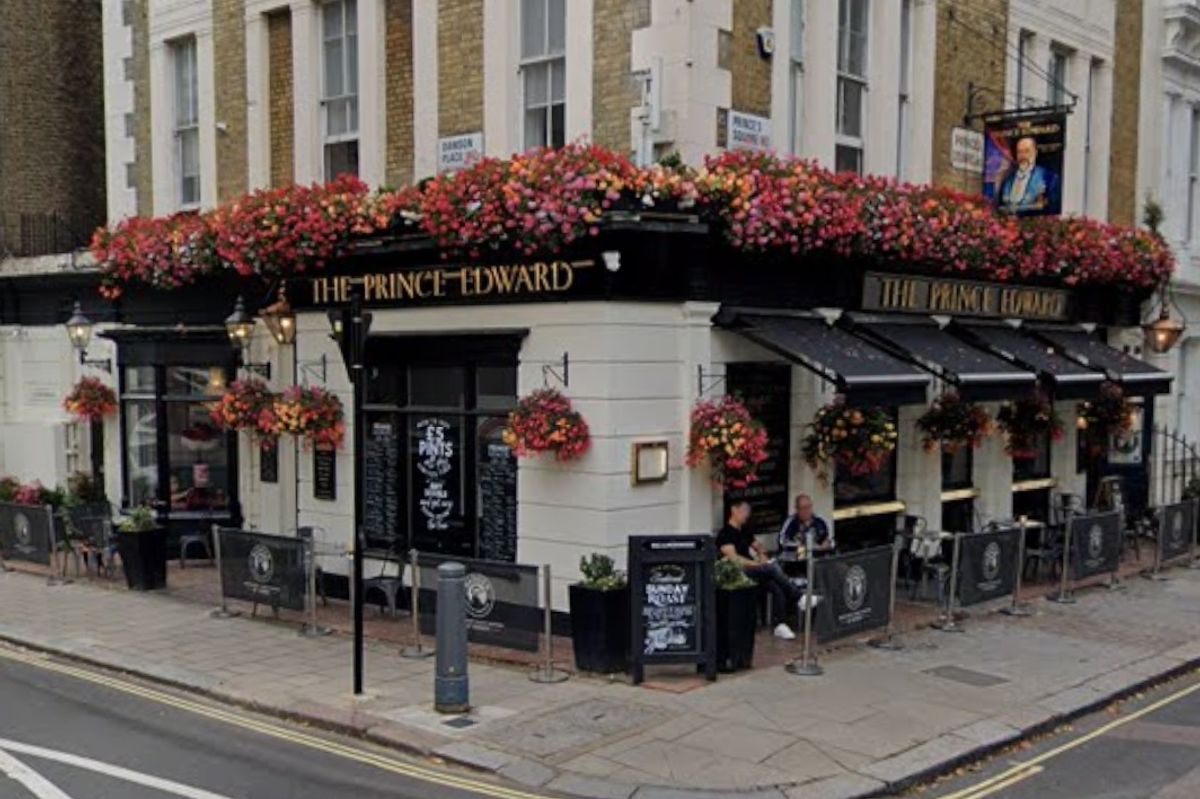 The Prince Edward pub in Prince's Square, Notting Hill, is currently closed