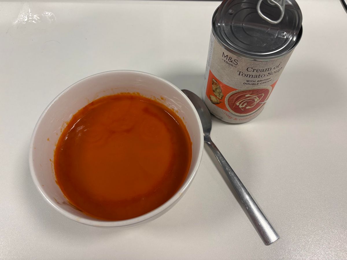 M&S cream of tomato soup 