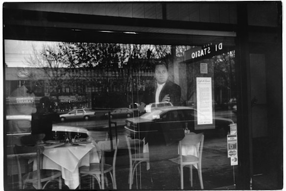 Rinaldo Di Stasio at the St Kilda restaurant in 1991.