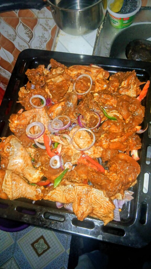 Marrinated grilled chicken