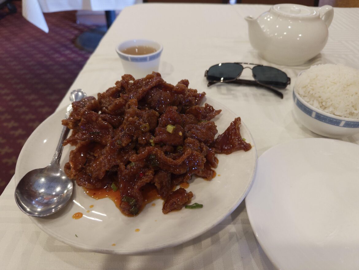 Orange Beef Special Lunch from Full House in Chinatown $12.99