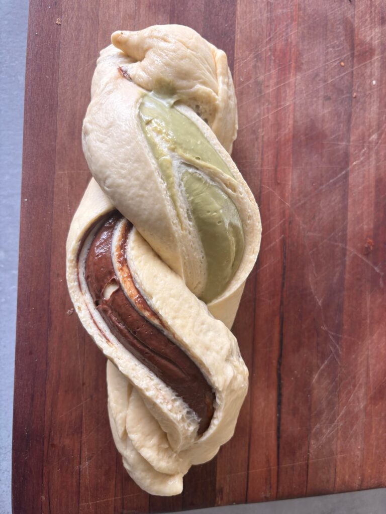 Pistachio Chocolate Babka thing