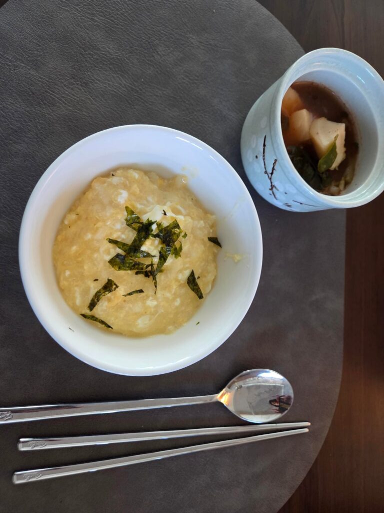 Korean Egg Rice Porridge for an Upset Stomach (15-minute comfort food)