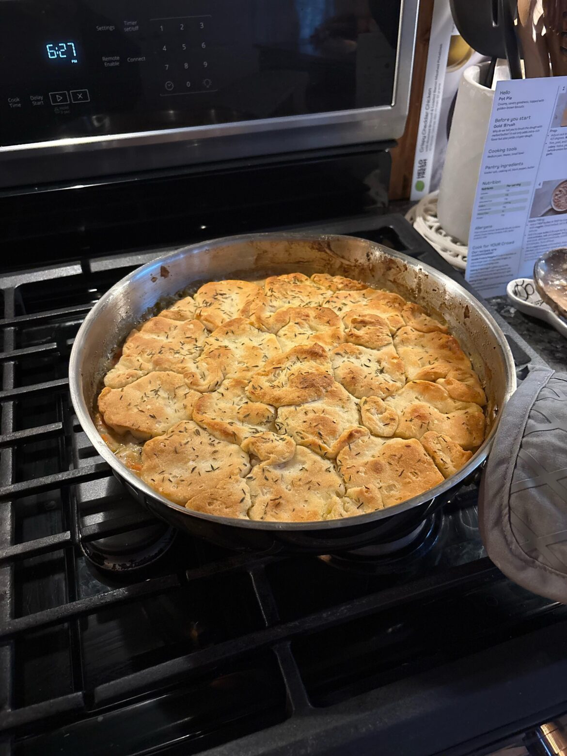 CHICKEN POT PIE: My favorite meal