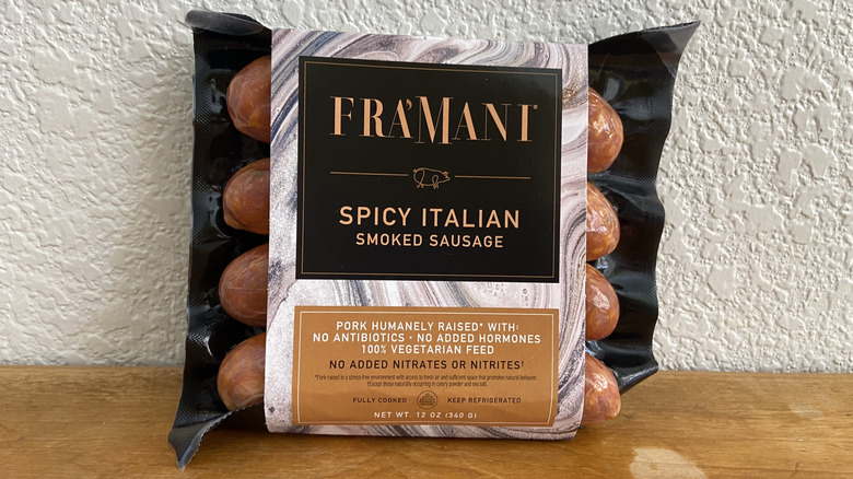 fra'mani spicy italian sausage package