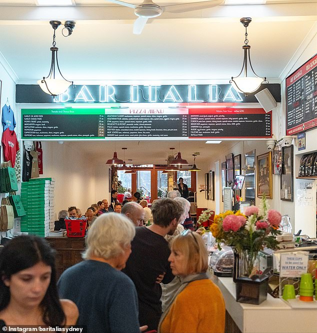 Bar Italia offers Italian cuisine and is unashamedly 'old school' in its approach to hospitality - including when it comes to its 'cash only' policy