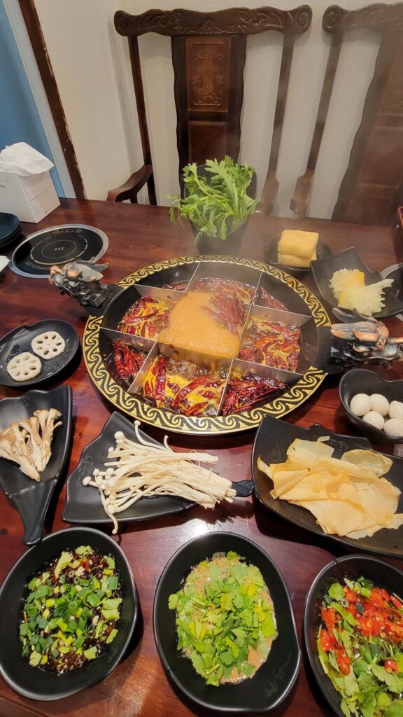 max spicy/numbing sichuan hot pot