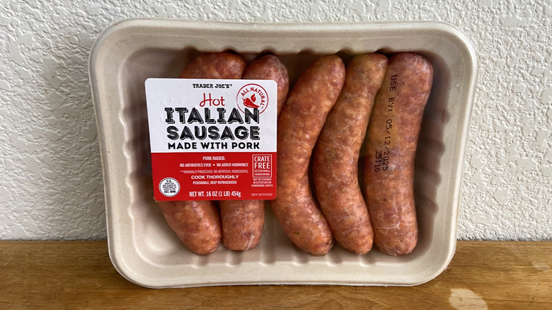 Trader Joe's sausage package