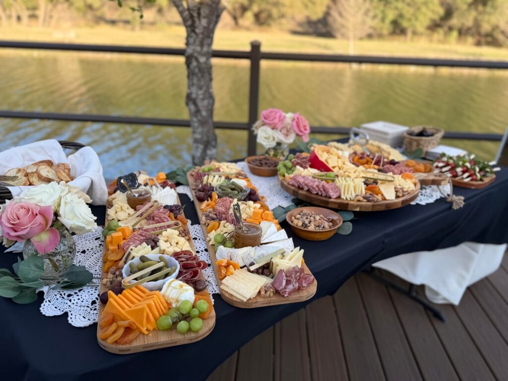 Wedding graze table