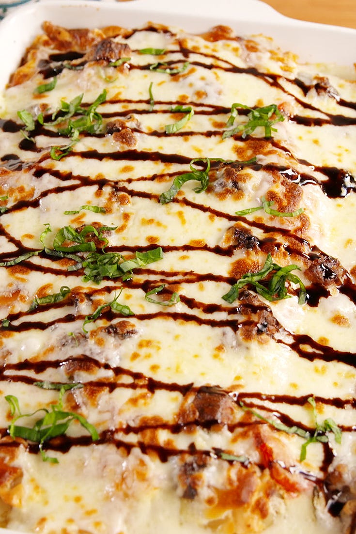 caprese chicken lasagna