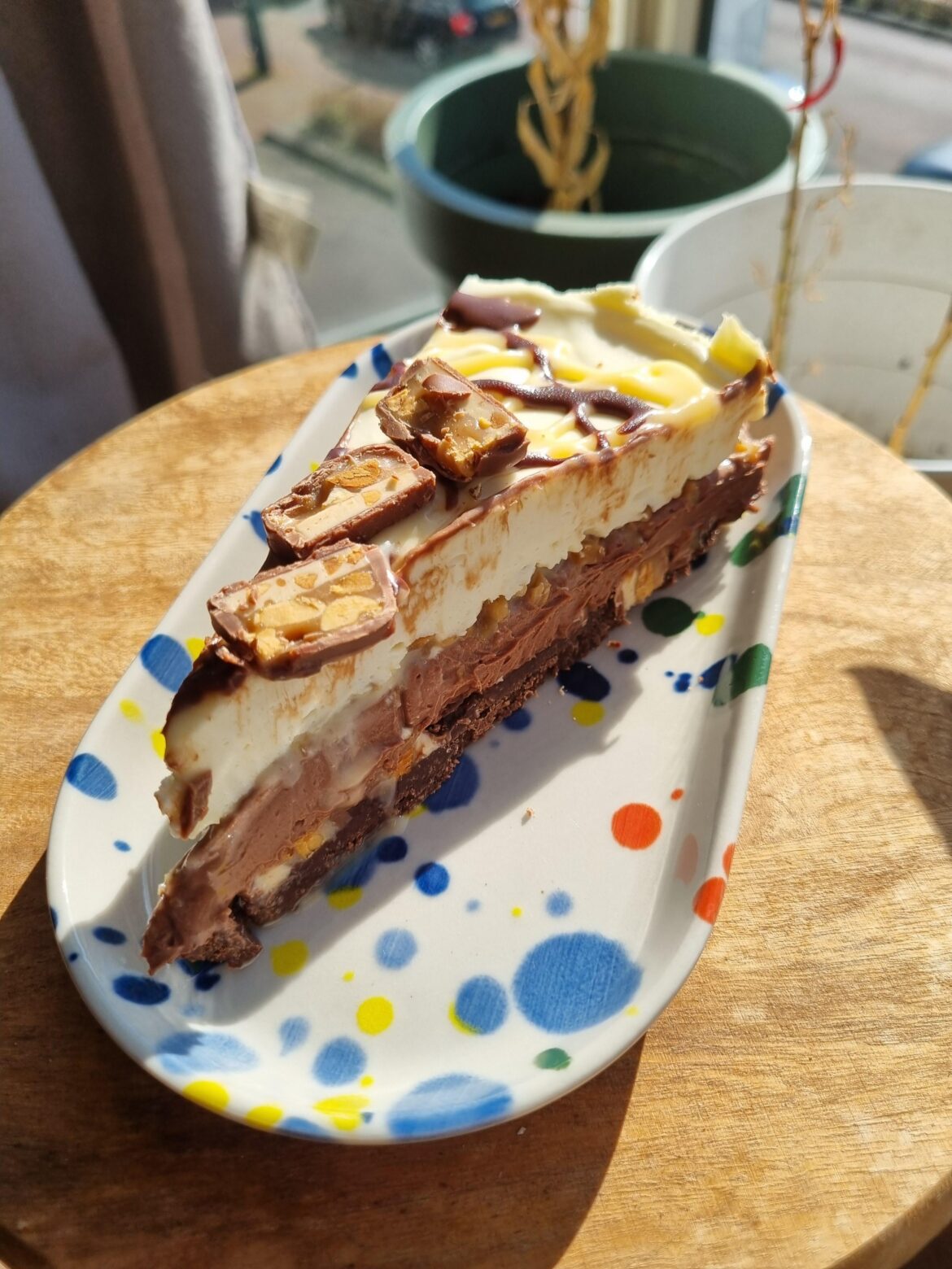 Snicker cheesecake