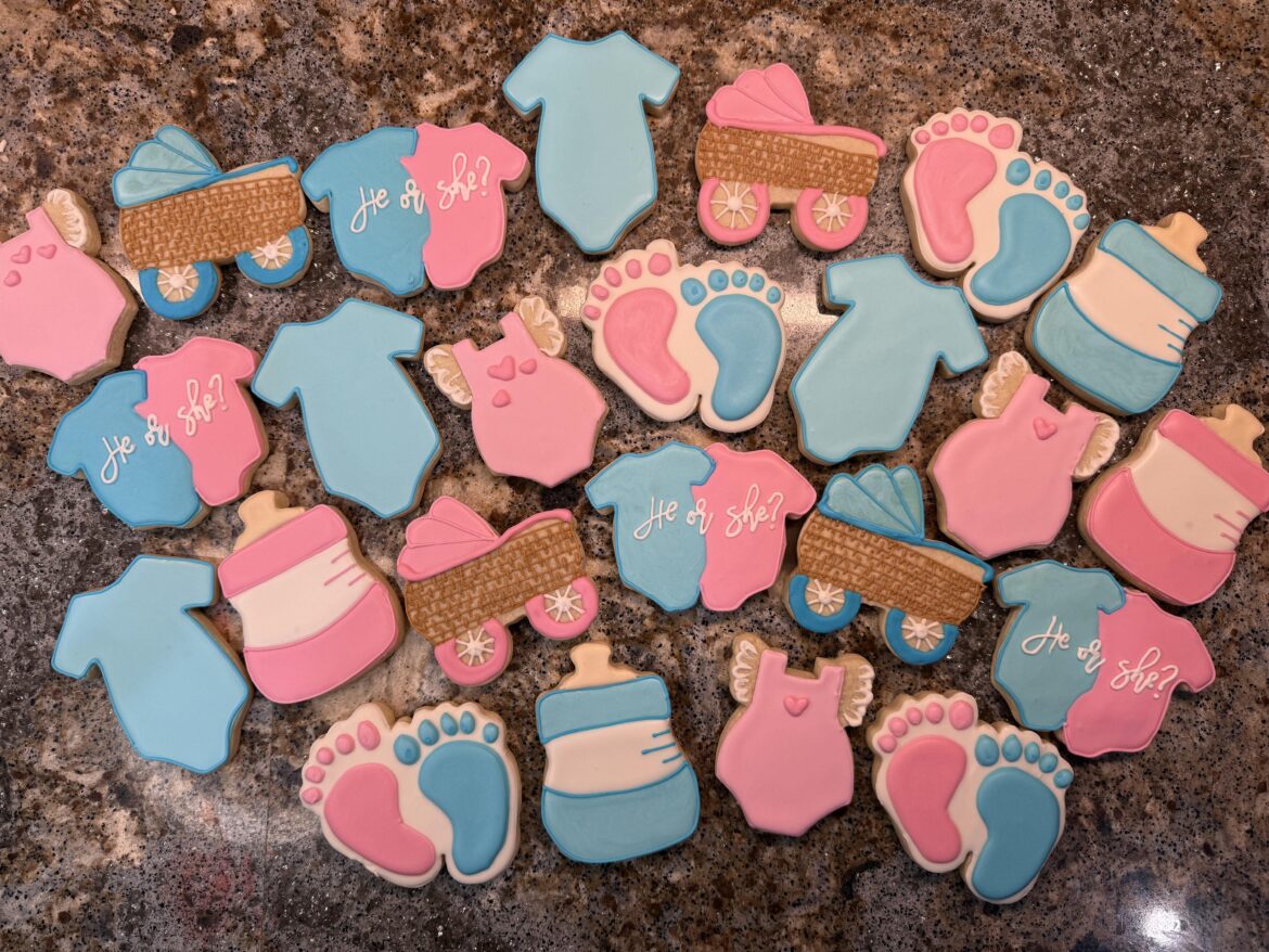 Gender reveal Cookies