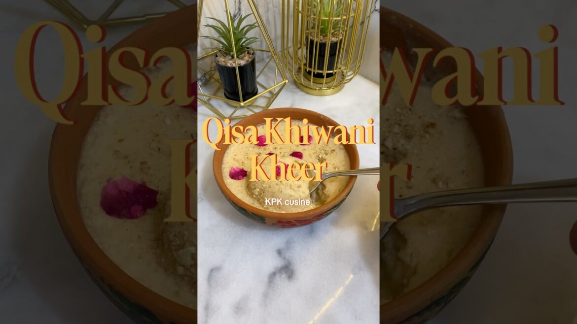 Have you heard about Qisa Khowani Kheer ?? #howtomake #kheer #kheerrecipe #sweat #chef #easyrecipe