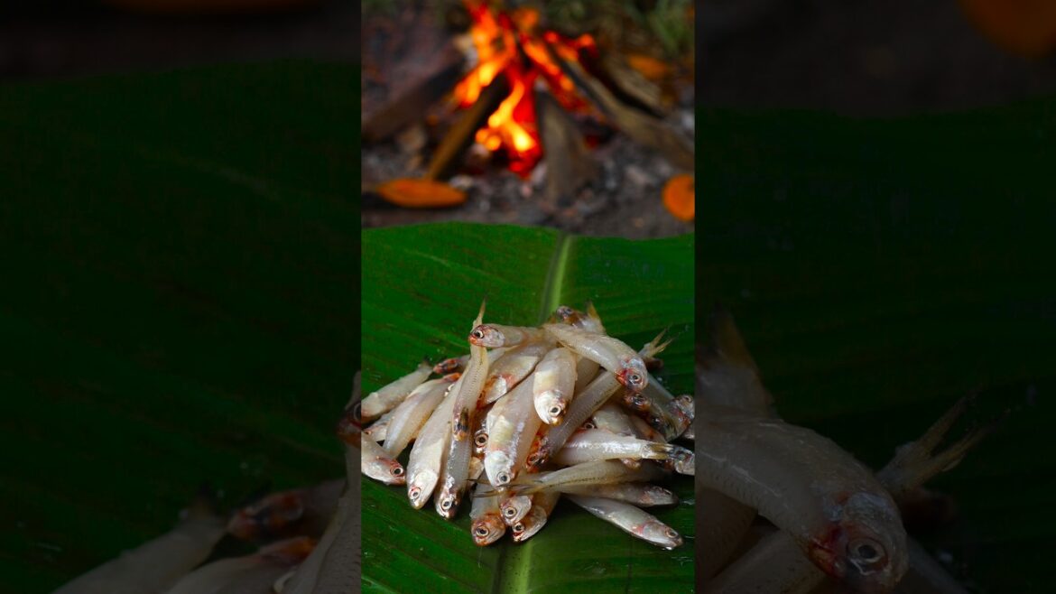 Crispy Fried Anchovy Fish #shortsfeed