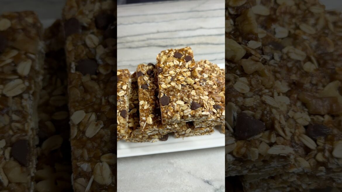 Super Simple Healthy Granola Bars! Refined Sugar Free!