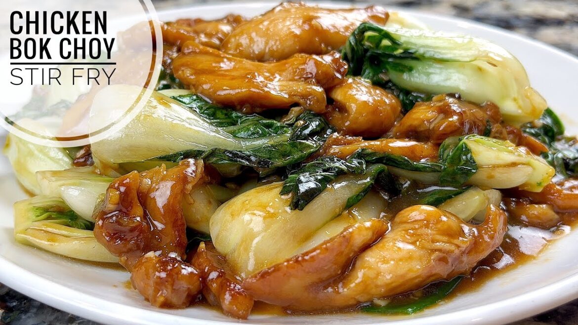 Chicken And Bok Choy Stir Fry | Tender, Juicy Chicken And Vegetable Stir Fry