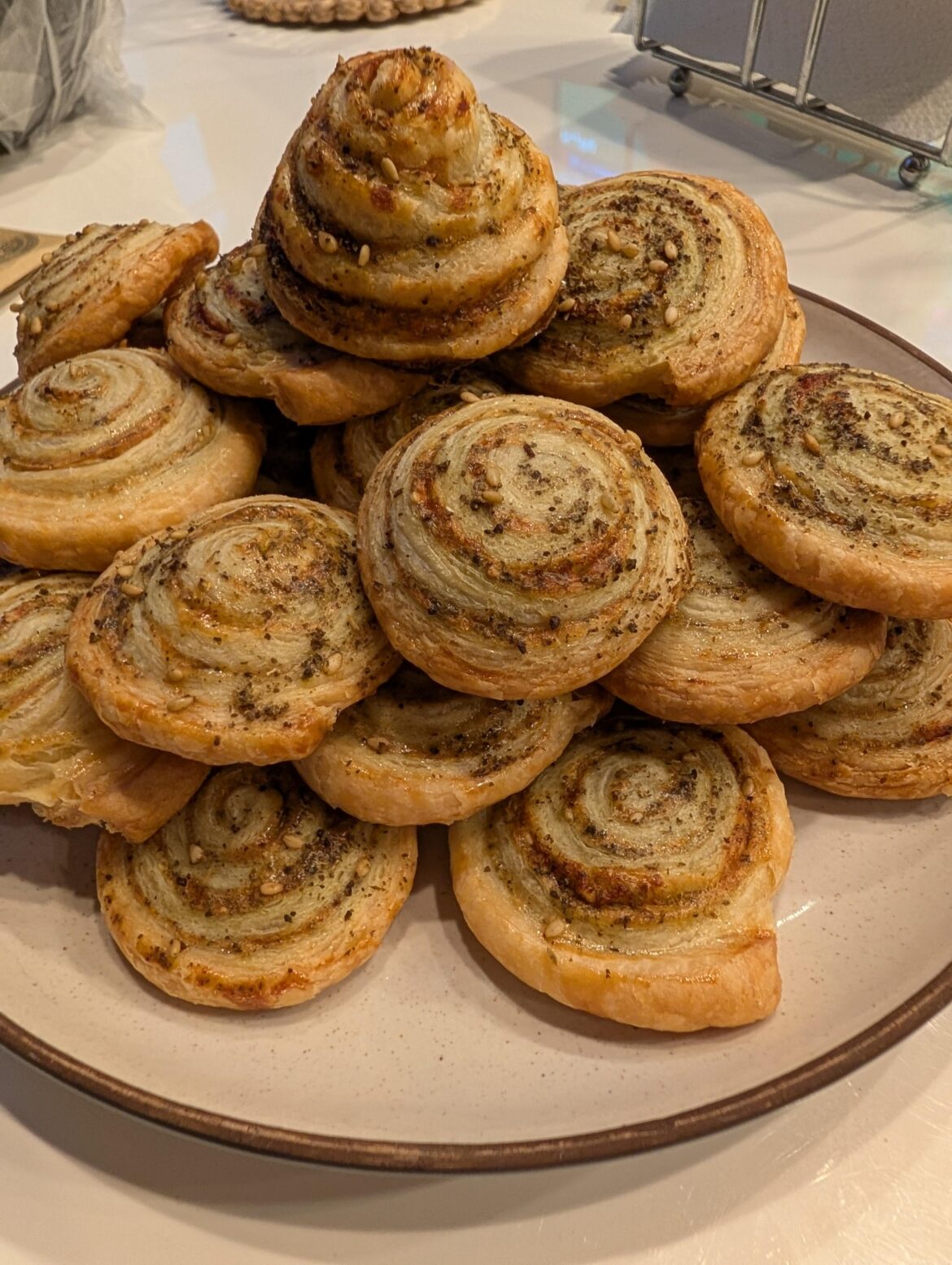 [homemade] Parmesan Zaatar Swirls