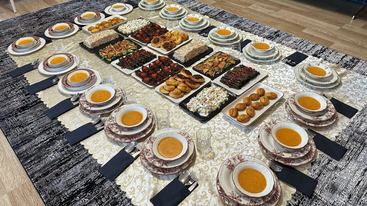 MİSAFİR İFTAR SOFRASI HAZIRLIĞI / 20 Kişilik Akşam Yemeği Menüsü / İftar Menüsü