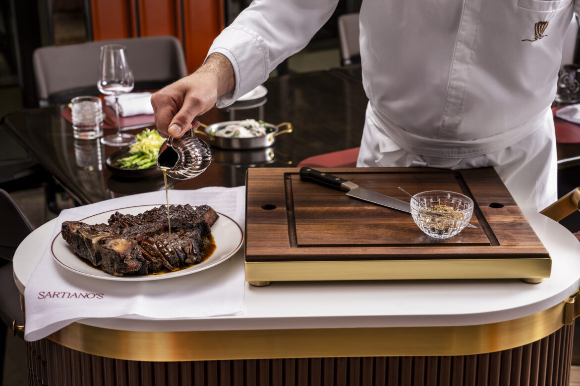 Sartiano’s Italian Steakhouse Lands at Wynn Las Vegas With Caviar Cannolis and Colossal Cuts