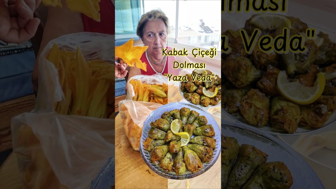 Kabak Çiçeği Dolması "Yaza Veda" #part2