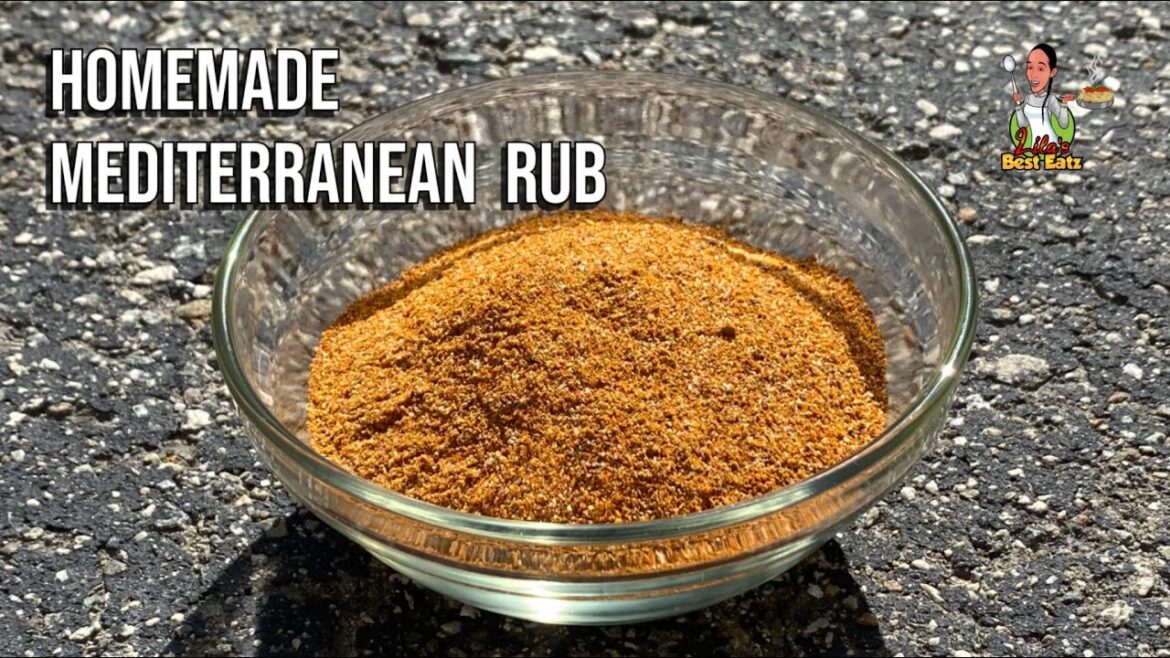 Homemade Mediterranean Rub | Easy Mediterranean Rub Recipe