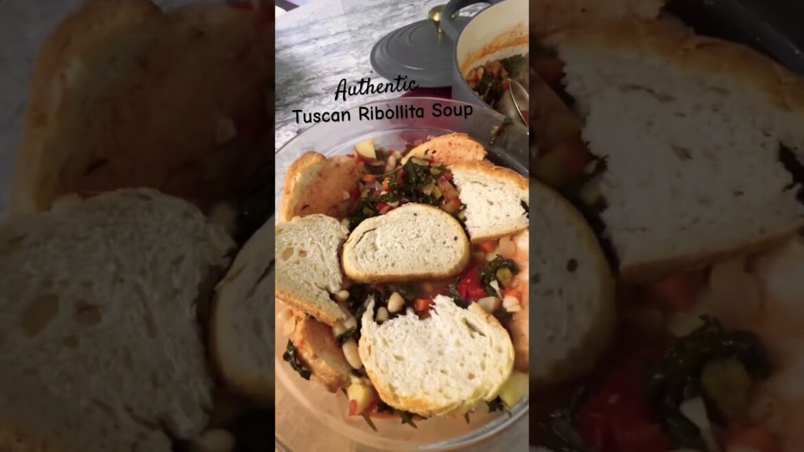 Authentic Tuscan Ribollita Veggie, Bean & Bread Soup