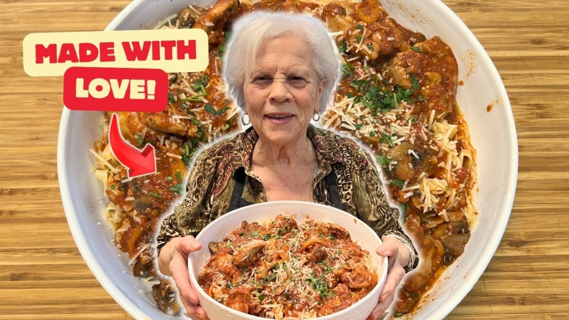 Real Italian Chicken Cacciatore (Made by Nonna!)
