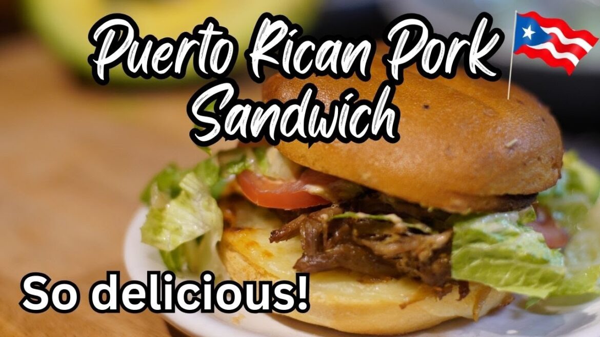 This Puerto Rican Pernil Sandwich is Insanely Good!