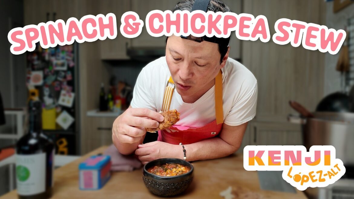 This Spinach and Chickpea Stew is my Go-To Crowd Pleaser