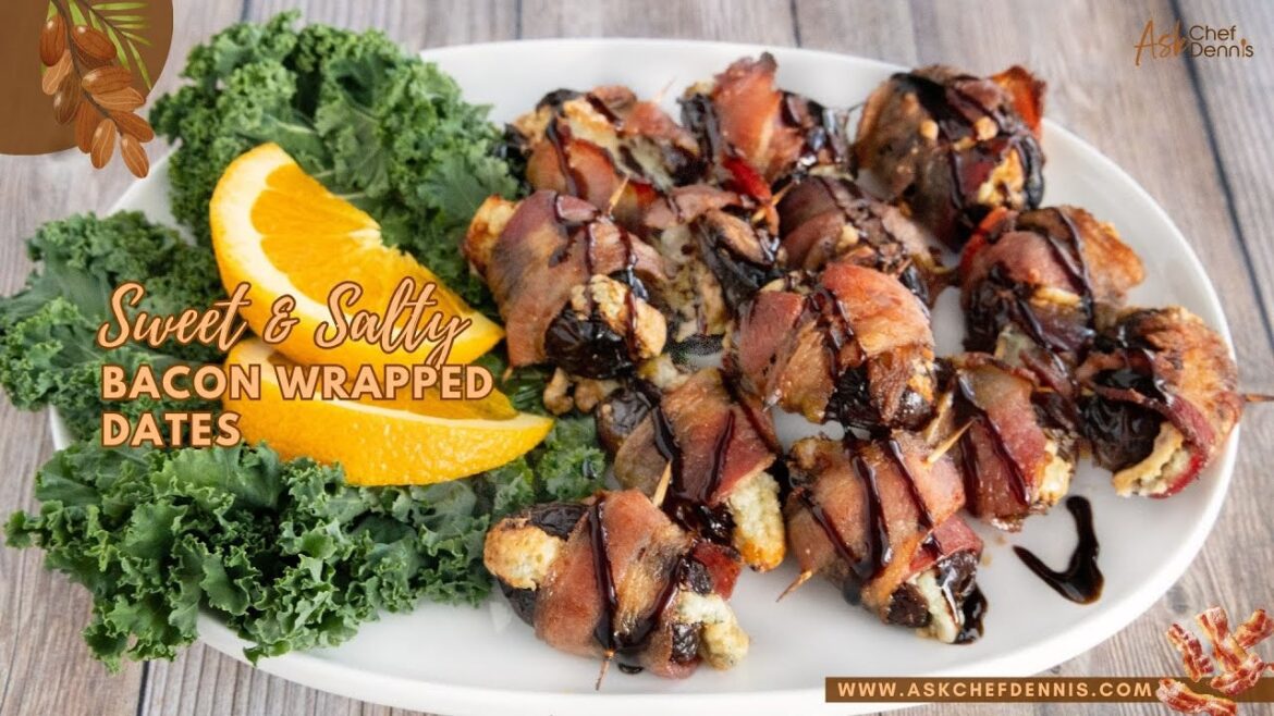 Sweet & Salty Bacon Wrapped Dates