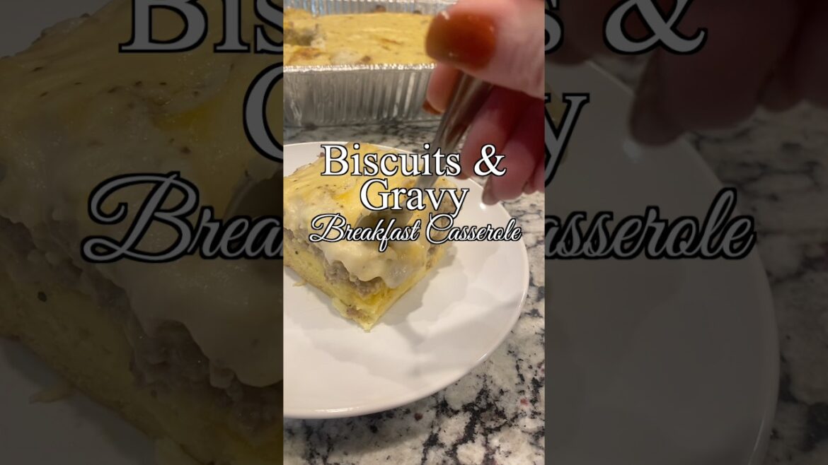 Sausage Biscuit Breakfast Casserole