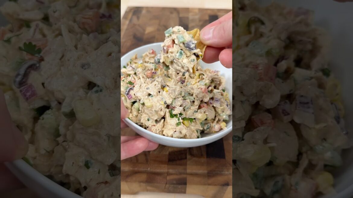 Southwest Chicken Salad #makeithappen #chickensalad