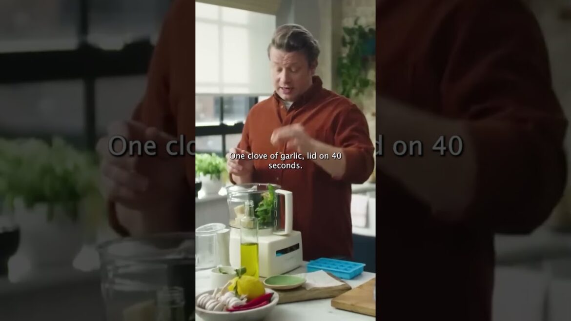 Easy Homemade Pesto In 40 Seconds! #shorts #food