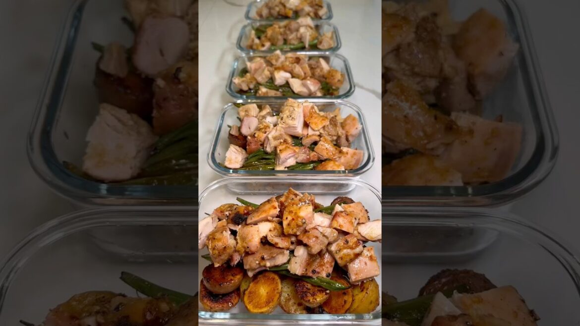 Honey Mustard Chicken and Potato Bowls￼