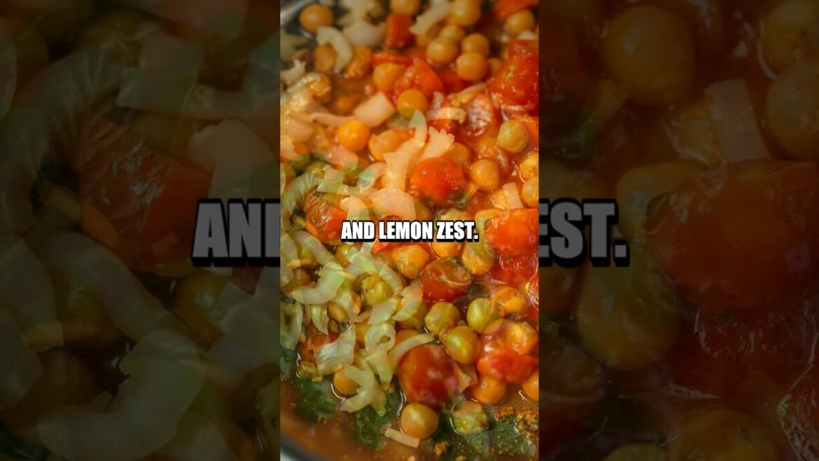 One Pan Global Comfort Moroccan Lemon Chickpea Tagine in 25 Minutes