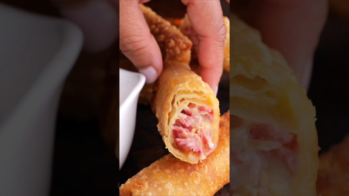 Reuben Egg Rolls - Egg Rolls That Taste Like Reuben Sandwich!