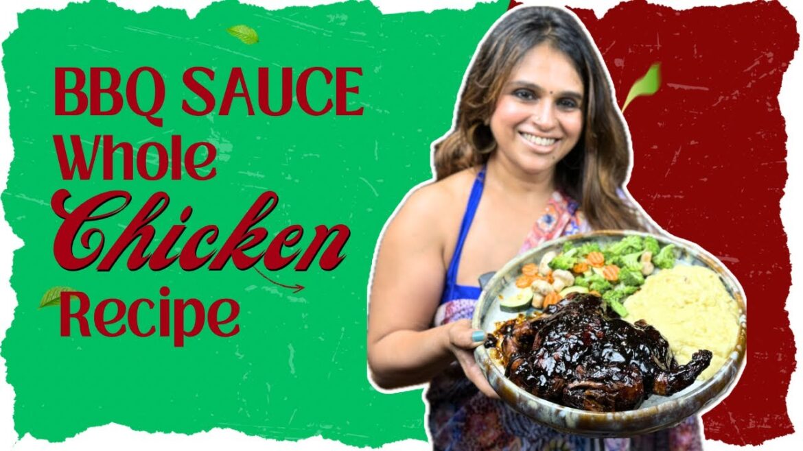 Easy BBQ sauce Whole chicken & Wings | Kitchentales by Neethu