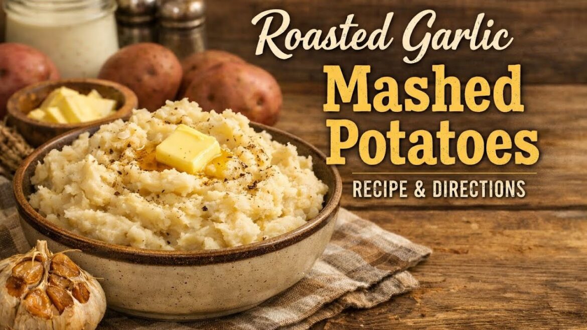 Roasted Garlic Mashed Potatoes Recipe and Directions