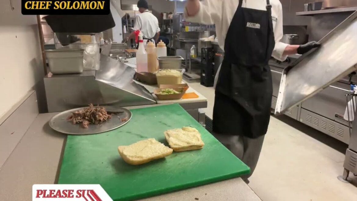 THE ULTIMATE  SMOKED BEEF  SANDWICH