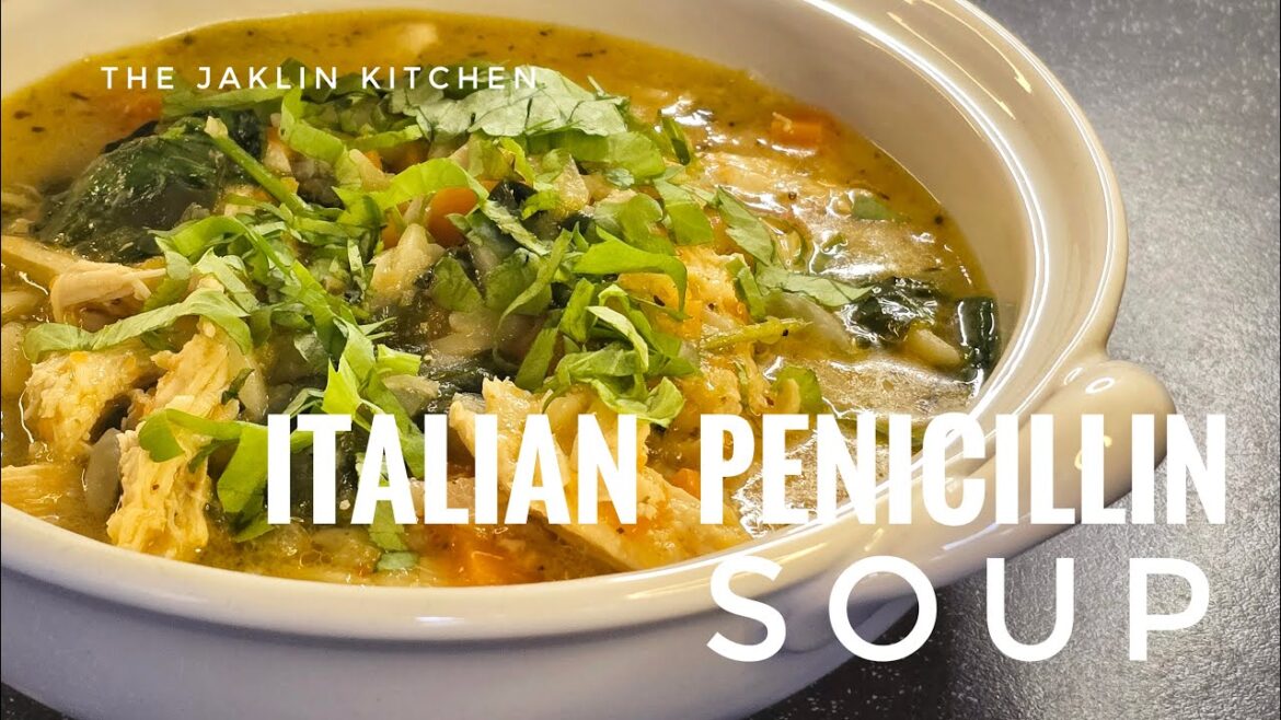 Italian Penicillin Soup Recipe (Lemon Chicken Orzo Soup)