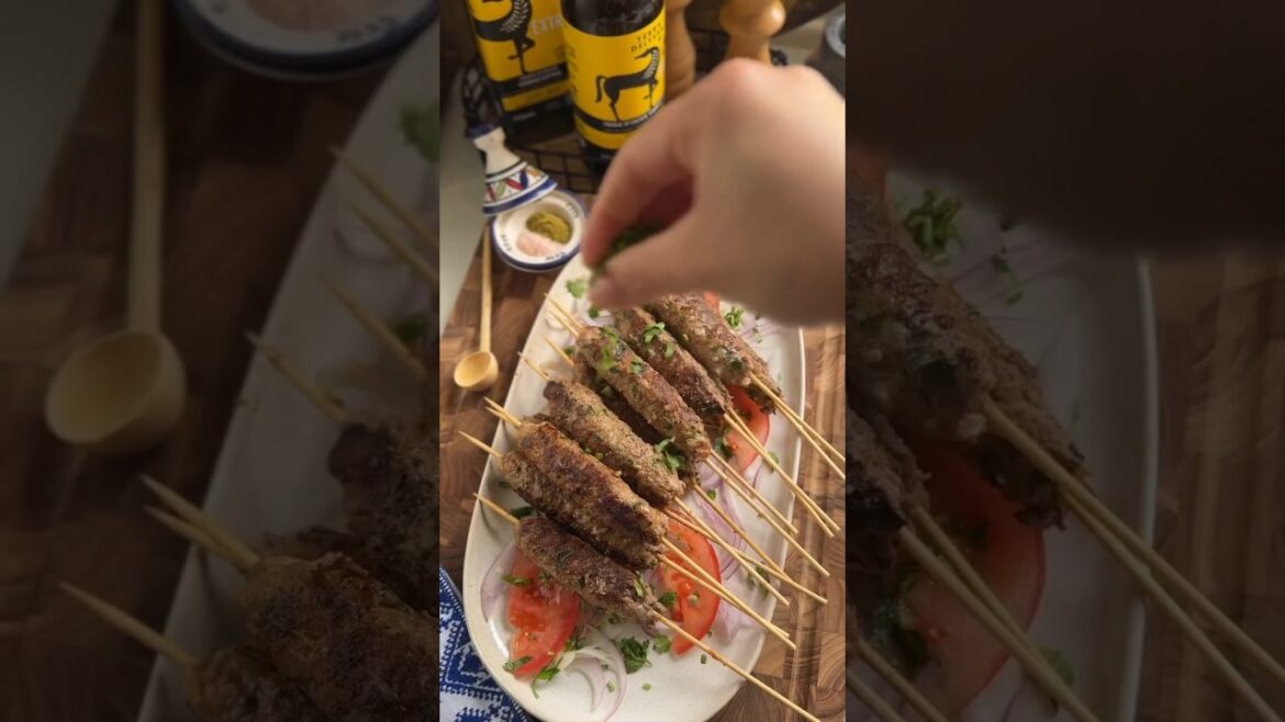 Kefta Skewers,kofta skewers really good yum recipe !